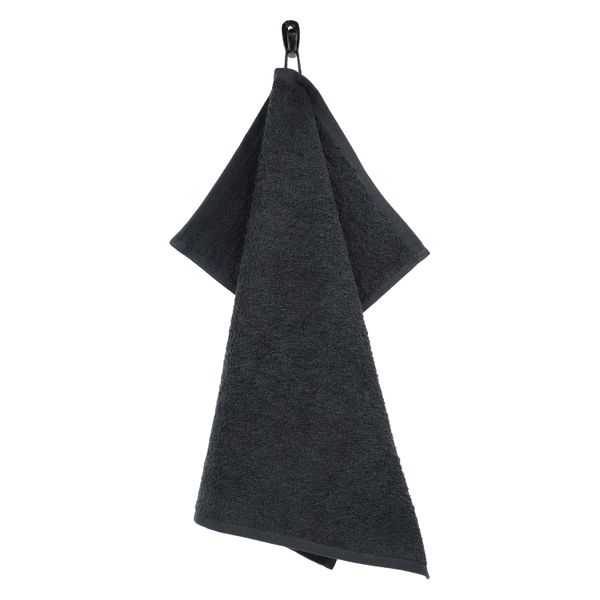 Keukendoek, Recycled katoen, Donkergrijs, 50 x 50 cm