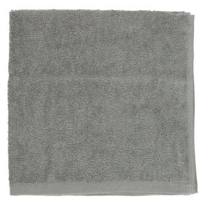 Essuie-main, coton recyclé, gris, 50 x 50 cm