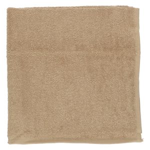 Essuie-main, coton recyclé, sable, 50 x 50 cm