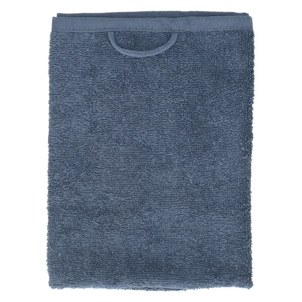 Kitchen towel, recycled cotton, blue, 50 x 50 cm