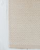 Läufer, recycelte Baumwolle, weiß, lang, 70 x 150 cm