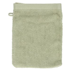 Waschlappen, recycelte Baumwolle, hellgrün, 15 x 21 cm