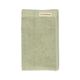 Light-green recycled cotton guest towel, 30 x 50 cm