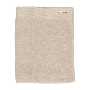 Handtuch, recycelte Baumwolle, sandfarben, 50 x 100 cm