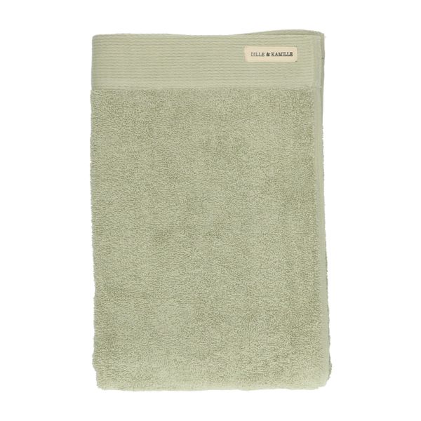 Serviette de bain, coton recyclé, vert clair, 70 x 140 cm