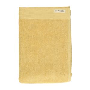 Handtuch, recycelte Baumwolle, korngelb, 70 x 140 cm