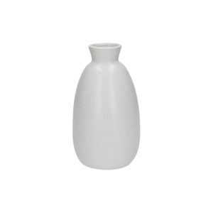 Vase, Porzellan, weiß, 12 x 20 cm