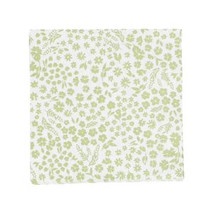 Papierservietten, Blumen, grün, groß