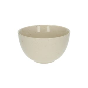 Beige, speckled stoneware bowl, Ø 12 cm