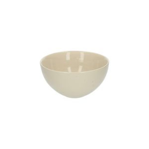Beige, speckled stoneware bowl, Ø 18 cm