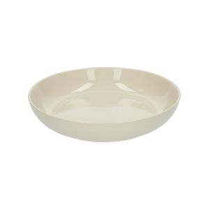 Beige, speckled, stoneware soup plate, Ø 22.5 cm