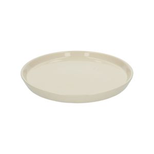 Dinerbord, steengoed, beige, spikkel, Ø 25 cm