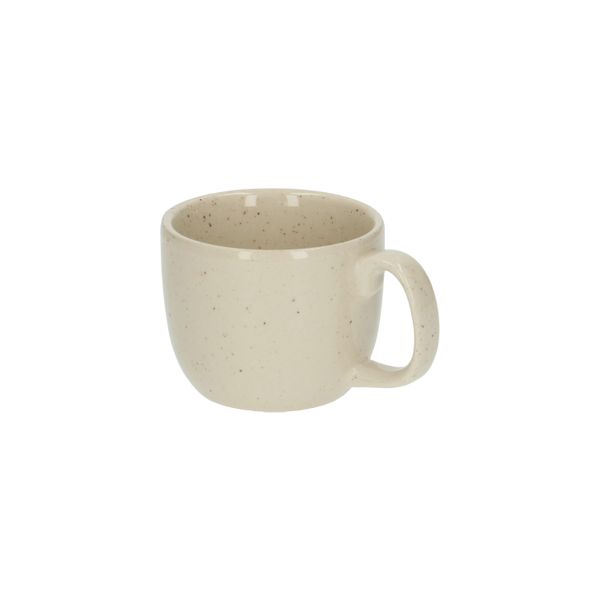 Beige, speckled, stoneware espresso mug, Ø 6 cm