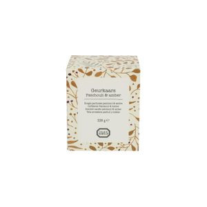 Geurkaars, Patchouli & Amber, 220GR
