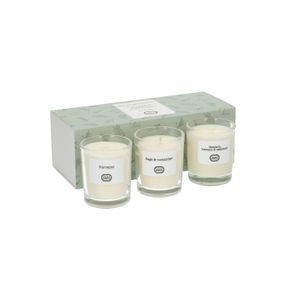 Set geurkaarsen, 3 stuks, 70 gram 
