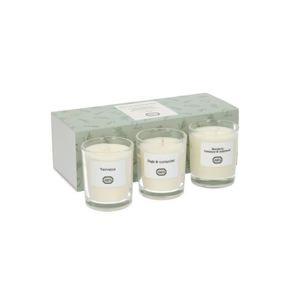 Set geurkaarsen, 3 stuks, 70 gram 