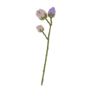 Vilten bloem, paars