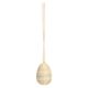 Houten hanger, paasei, ruitjes, groen
