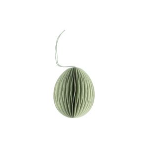 Papieren hanger, paasei, groen 