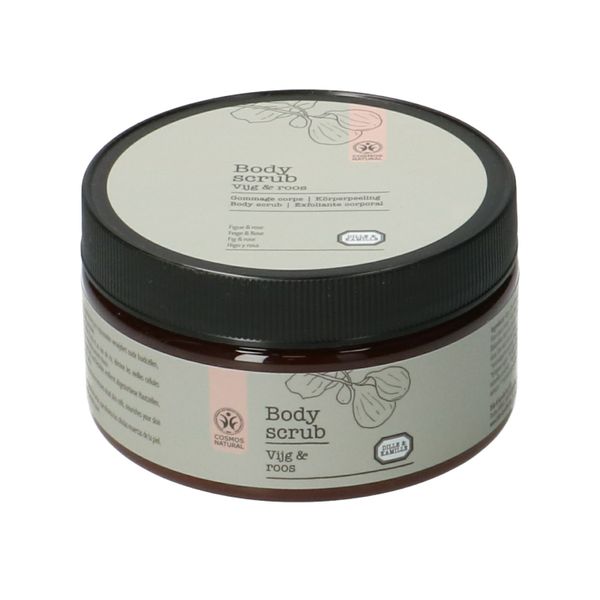 Bodyscrub, vijg&roos, 200 ml