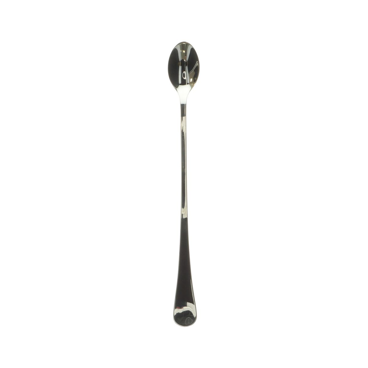 Ijsthee-lepel met lange steel, roestvrijstalen ronde kop Ergonomisch ontwerp Glad handvat zonder weerhaken voor koffie Cocktail Melkthee Milkshake (round head