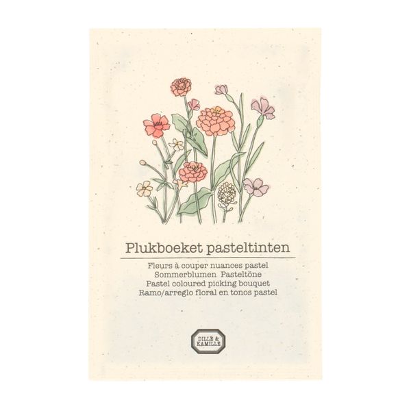 Dille & Kamille Blumensamen, blumenstrauß, pastellfarben