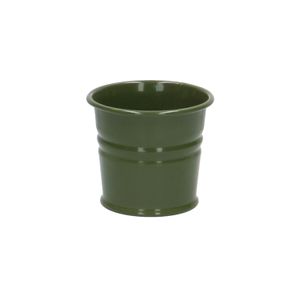Pot de fleurs, zinc, vert foncé, Ø 7 cm
