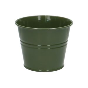 Pot de fleurs, zinc, vert foncé, Ø 14.5 cm