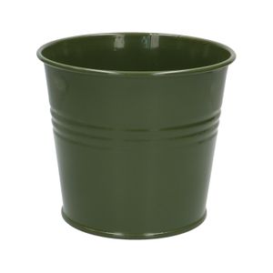 Pot de fleurs, zinc, vert foncé, Ø 17 cm