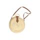 Round, palm leaf bag with shoulder strap, ø 30 cm