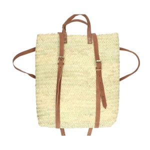 Alternative, Bags, Linen And Leather And Ropes Handle Beach Bag Style  Purse