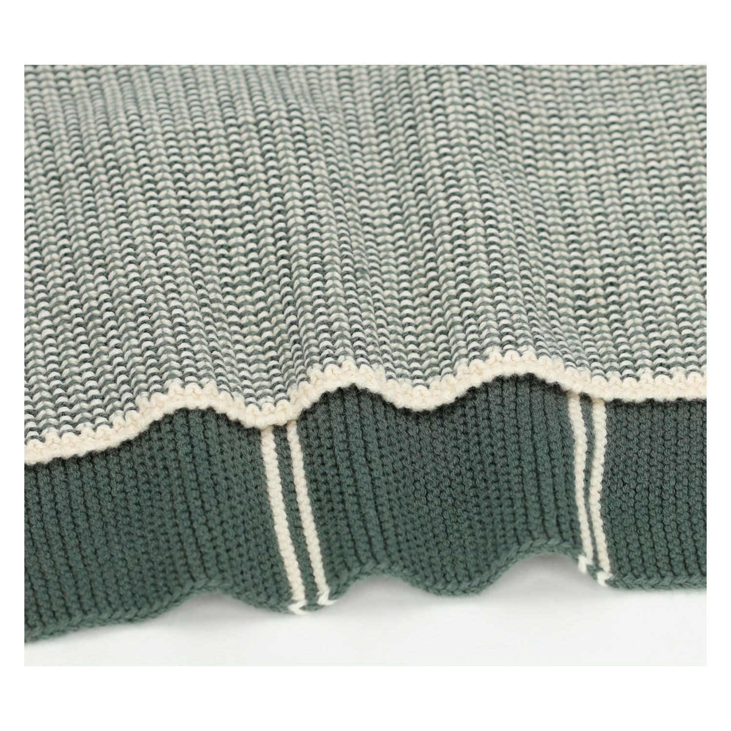 Vaatdoekjes, gebreid katoen, donkergroen, 2 stuks, 25 x 25 cm online kopen?| Dille & Kamille