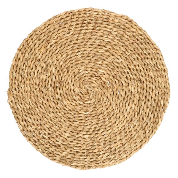 Placemat rond, zeegras,Ø 38 cm