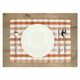 Placemat geribbeld, GOTS bio-katoen, roze, geruit, 35 x 50 cm Placemat geribbeld, GOTS bio-katoen, roze, geruit, 35 x 50 cm
