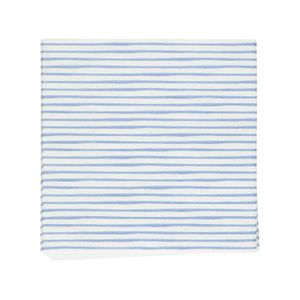 Servet, papier, streep donker blauw 33 x 33 cm