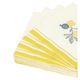 Napkins, paper, lemon, 25 x 25 cm, pack of 20