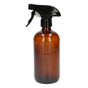Spray bottle, brown glass, 500ml