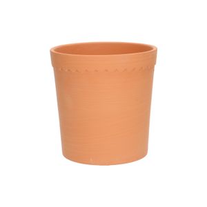 Terracotta flowerpot with scalloped lip, ø 17 cm 