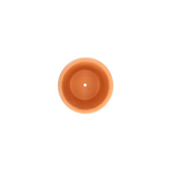 Bloempot, licht roodsteen, ronde rand, ø 13 cm 