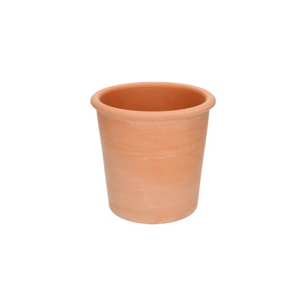 Bloempot ronde rand, licht terracotta, ø 17 cm