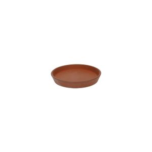 Dark redstone saucer, ø 13 cm 
