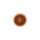 Bloempot ronde rand, donker terracotta, ø 13 cm 