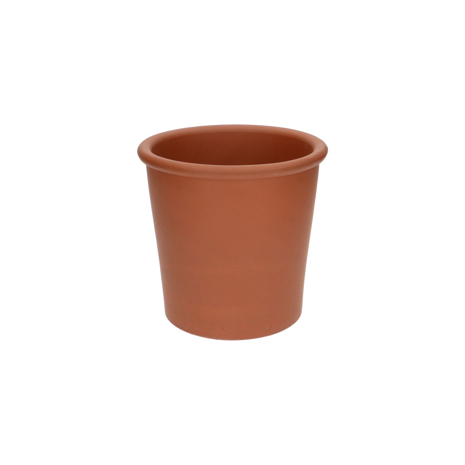Tusco Products Blumentopf Mit Gerolltem Rand, 61 Cm, Terrakotta – Wetterfest, Leicht, Mit 10 Jahren Garantie