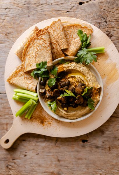 Serveerplank, fsc beukenhout, ø 40 cm