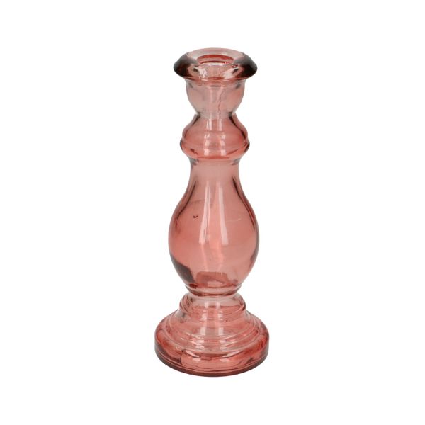 Image of Kandelaar, recycled glas, roze