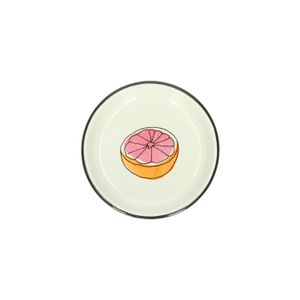 Diep bord, grapefruit, ø 14 cm, emaille