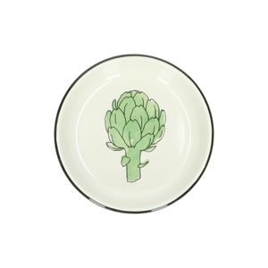 Diep bord, artisjok, ø 18 cm, emaille