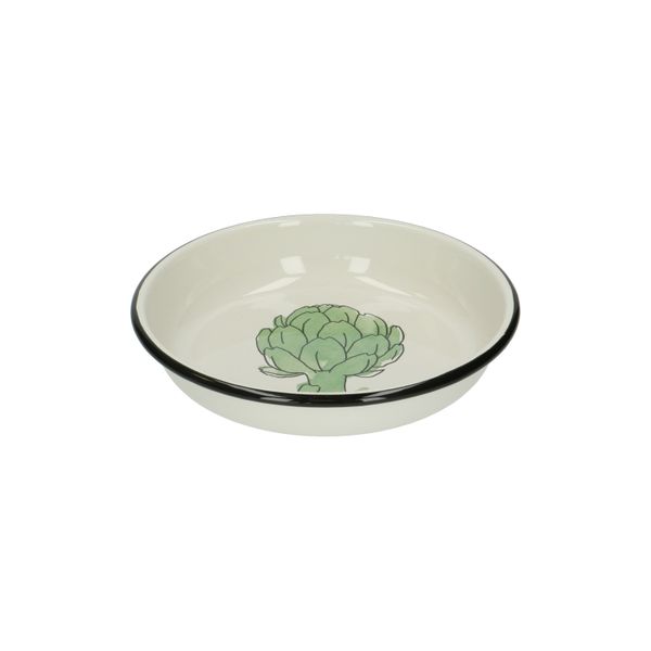 Bord diep, emaille, artisjok, ø 18 cm