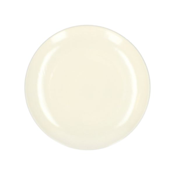 Assiette plate, couleur galet, terre cuite, ø 27 cm