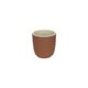 Terracotta, pebble coloured mug, ø 8 cm